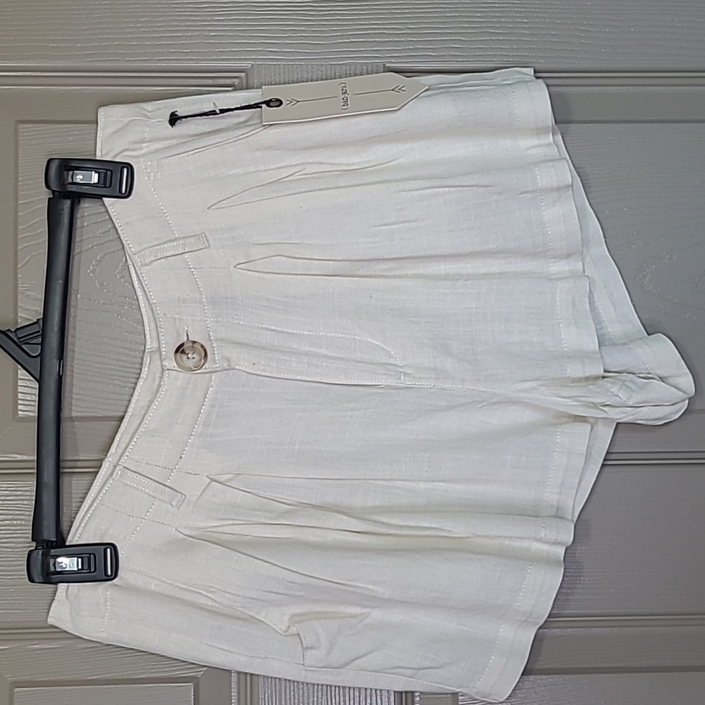 NWT ban.jara viscose linen blend shorts size large